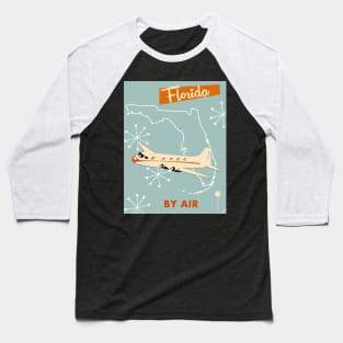 Florida By Air Baseball T-Shirt